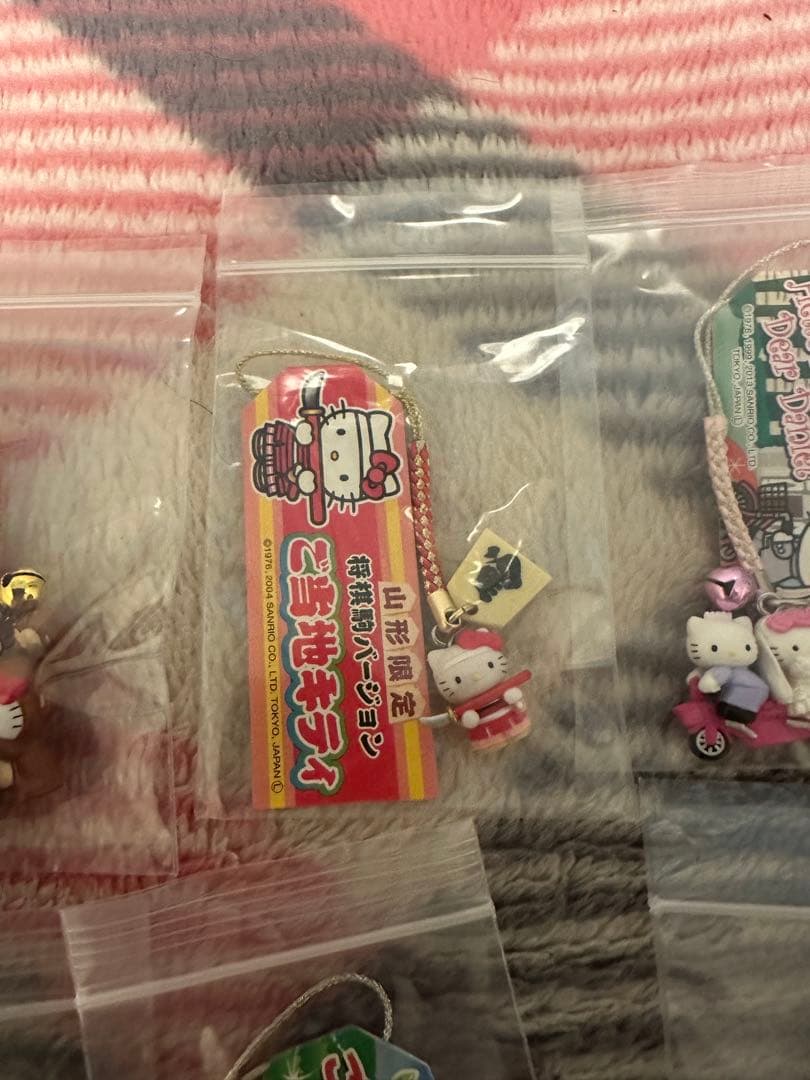 ご当地キティ ハローキティ ストラップ 15個セットW11