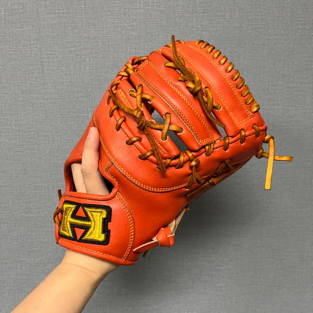 1270 ハイゴールド 己極 型抜群 美品 軟式 ファーストミット