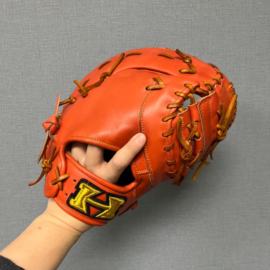 1270 ハイゴールド 己極 型抜群 美品 軟式 ファーストミット