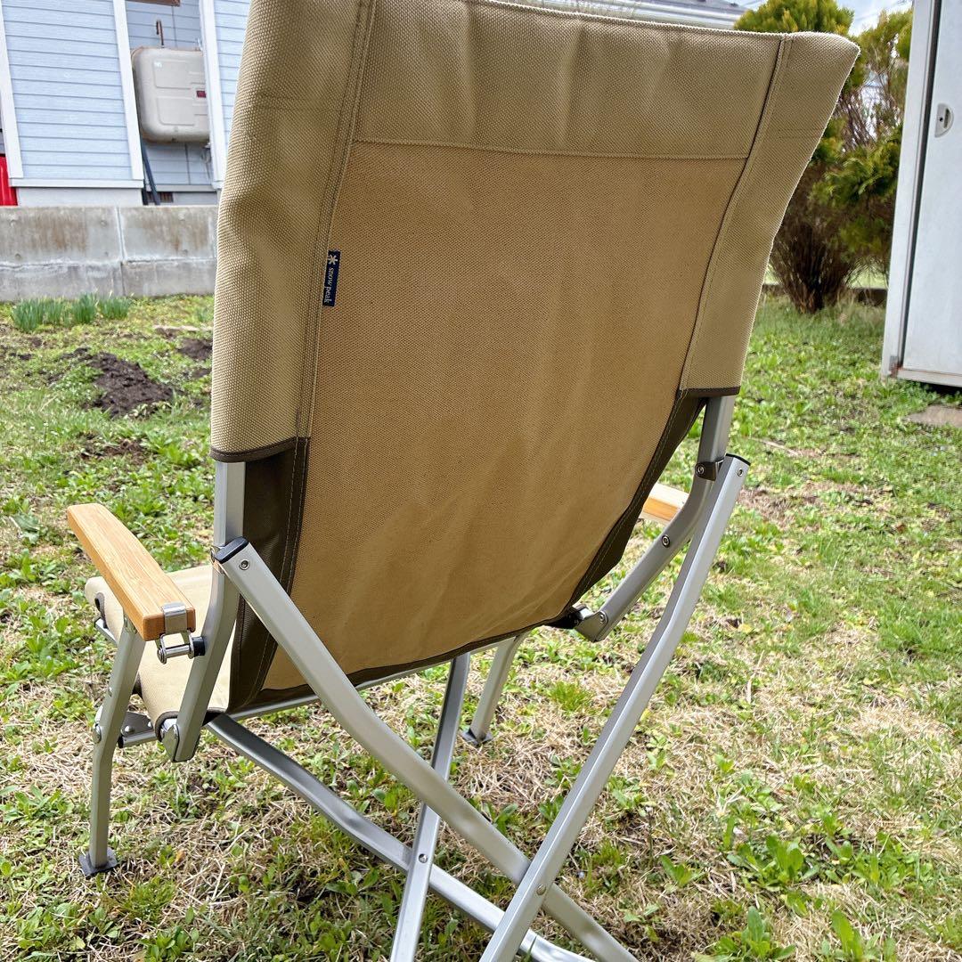 【美品・収納袋付】スノーピーク ローチェア30 カーキ  peak