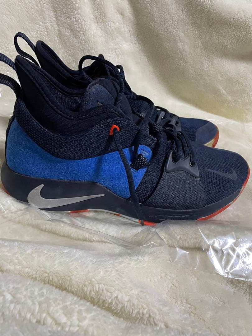 激レア！PG2 EP NIKEバスケットボールシューズ ネイビー ブルー