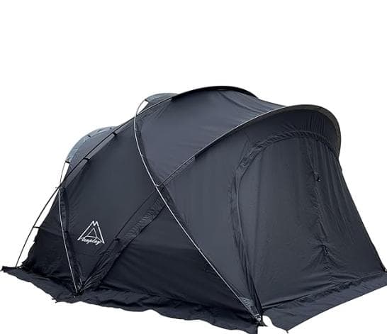 M-㉒【訳ありUSED】G-tent-M200 ドームテント 黒 4-6人用 黒