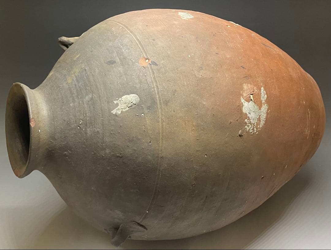 古南蛮　双耳南蛮壺　双耳壺　耳付壺　特大46.5cm f5032