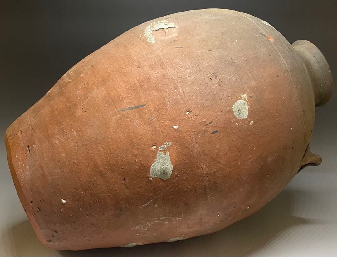 古南蛮　双耳南蛮壺　双耳壺　耳付壺　特大46.5cm f5032