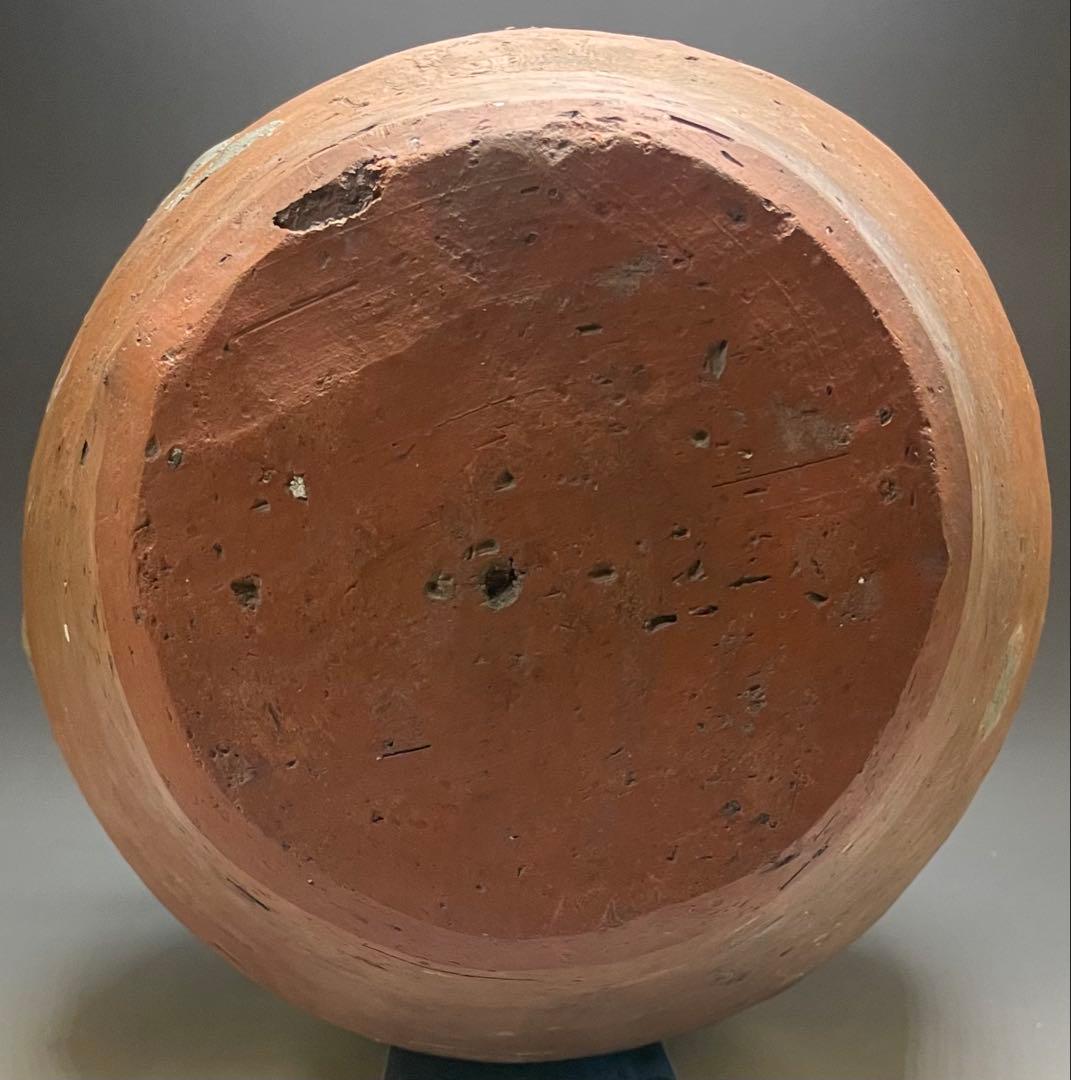 古南蛮　双耳南蛮壺　双耳壺　耳付壺　特大46.5cm f5032