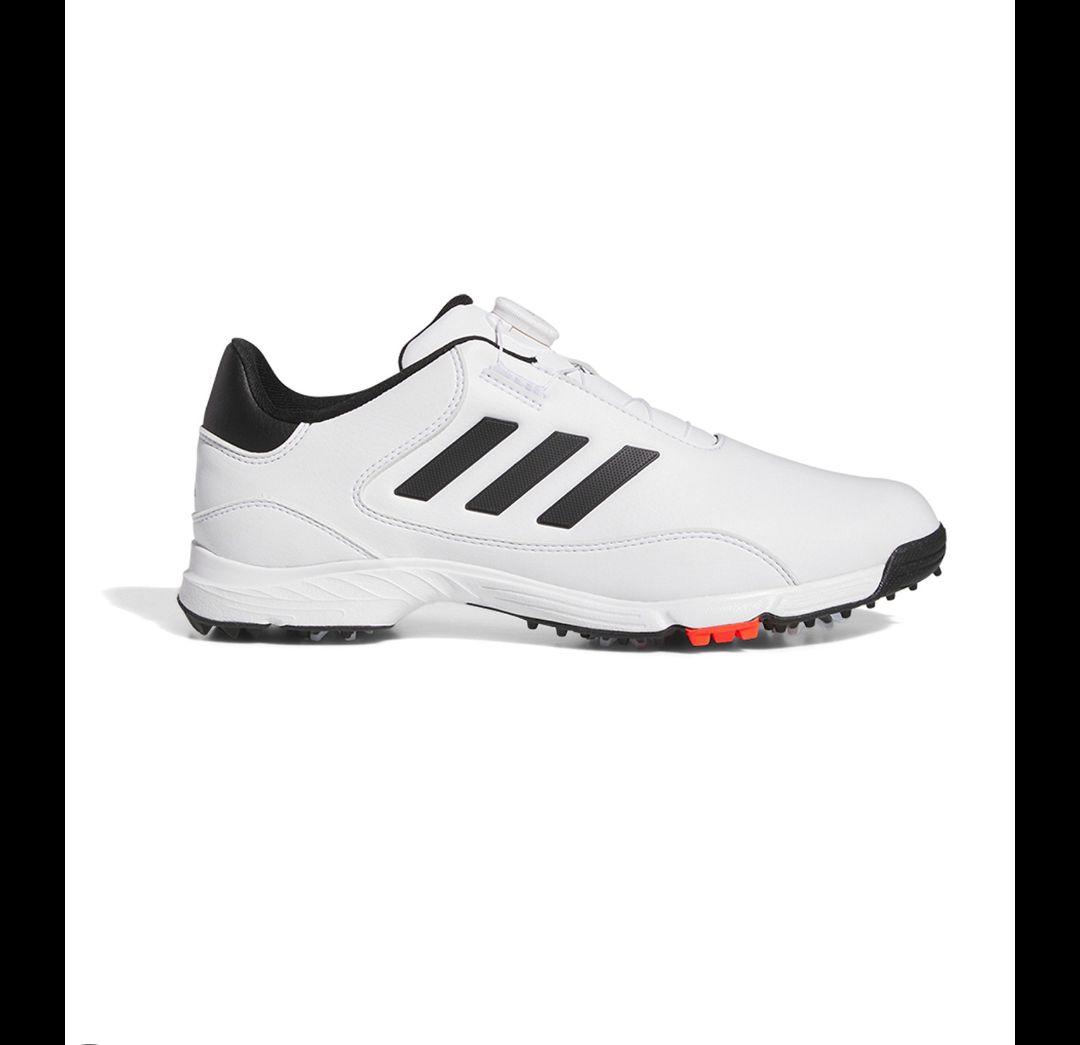 adidas ゴルフシューズ スパイク付き ホワイト/ブラック