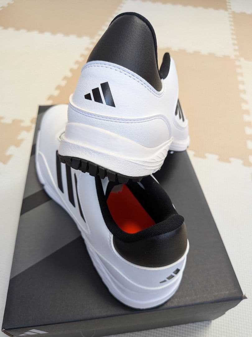 adidas ゴルフシューズ スパイク付き ホワイト/ブラック