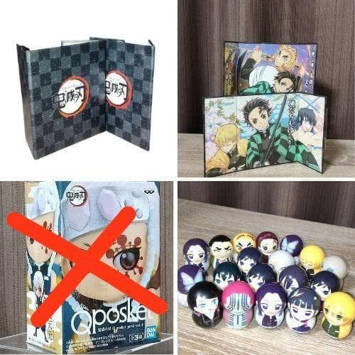 鬼滅の刃　ワンピース　大量グッズ　缶バッチ フィギュア アクスタ ラバスタ など