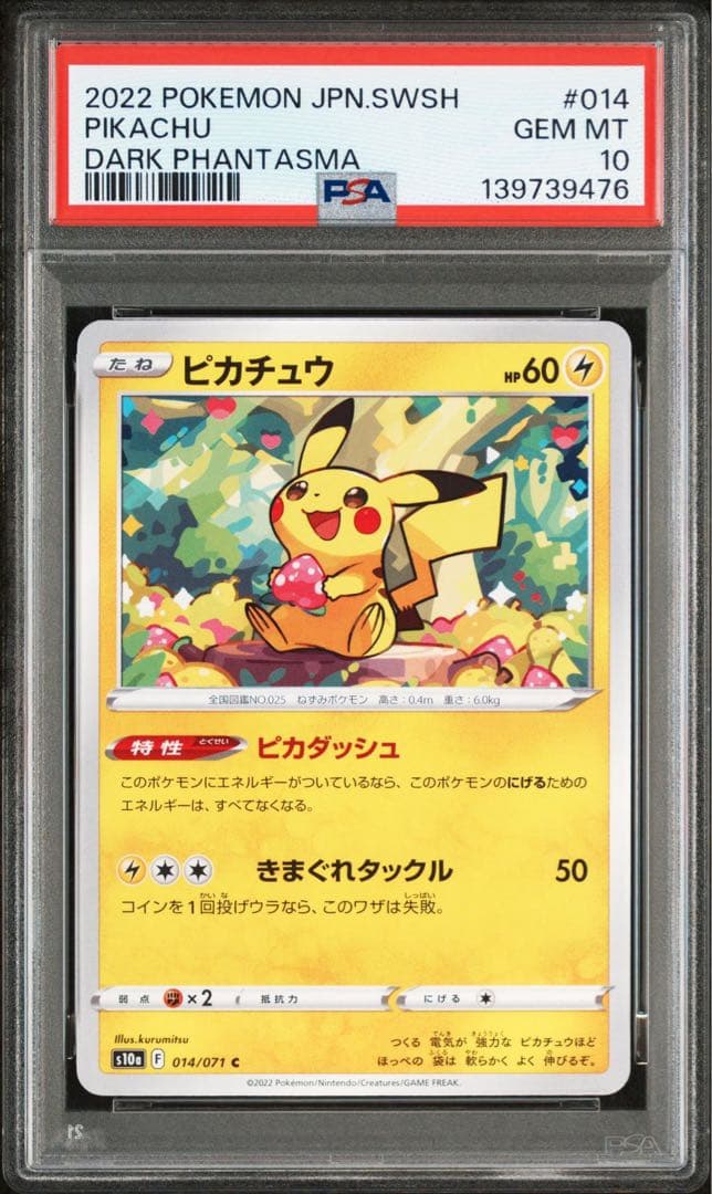 PSA10 ドリームリーグ 014 016 ピカチュウ ダークファンタズマ　2枚
