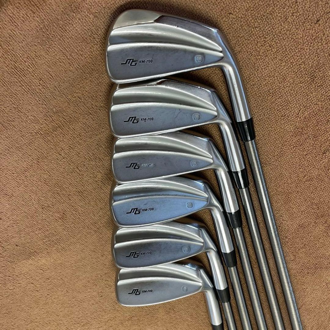 三浦技研KM700 5〜P 6本組 スチールファイバーi110cw Ｘ　勝マーク