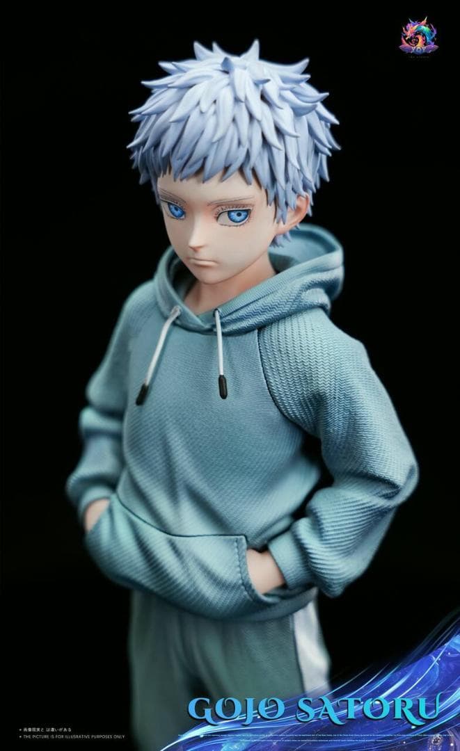 呪術廻戦　五条悟　少年ver. 　ガレージキット　塗装済完成品　フィギュア