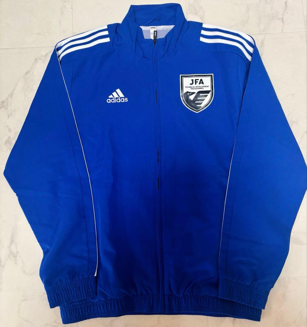 【JFA支給】adidas JFA ウインドブレーカー　青　Ｌサイズ 非売品