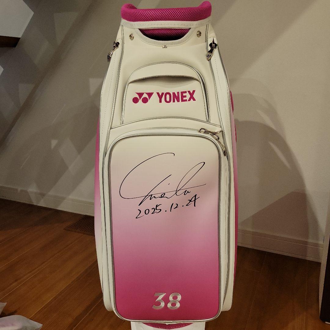ヨネックス　CB4951LTS　キャディバッグ　サイン入り　YONEX