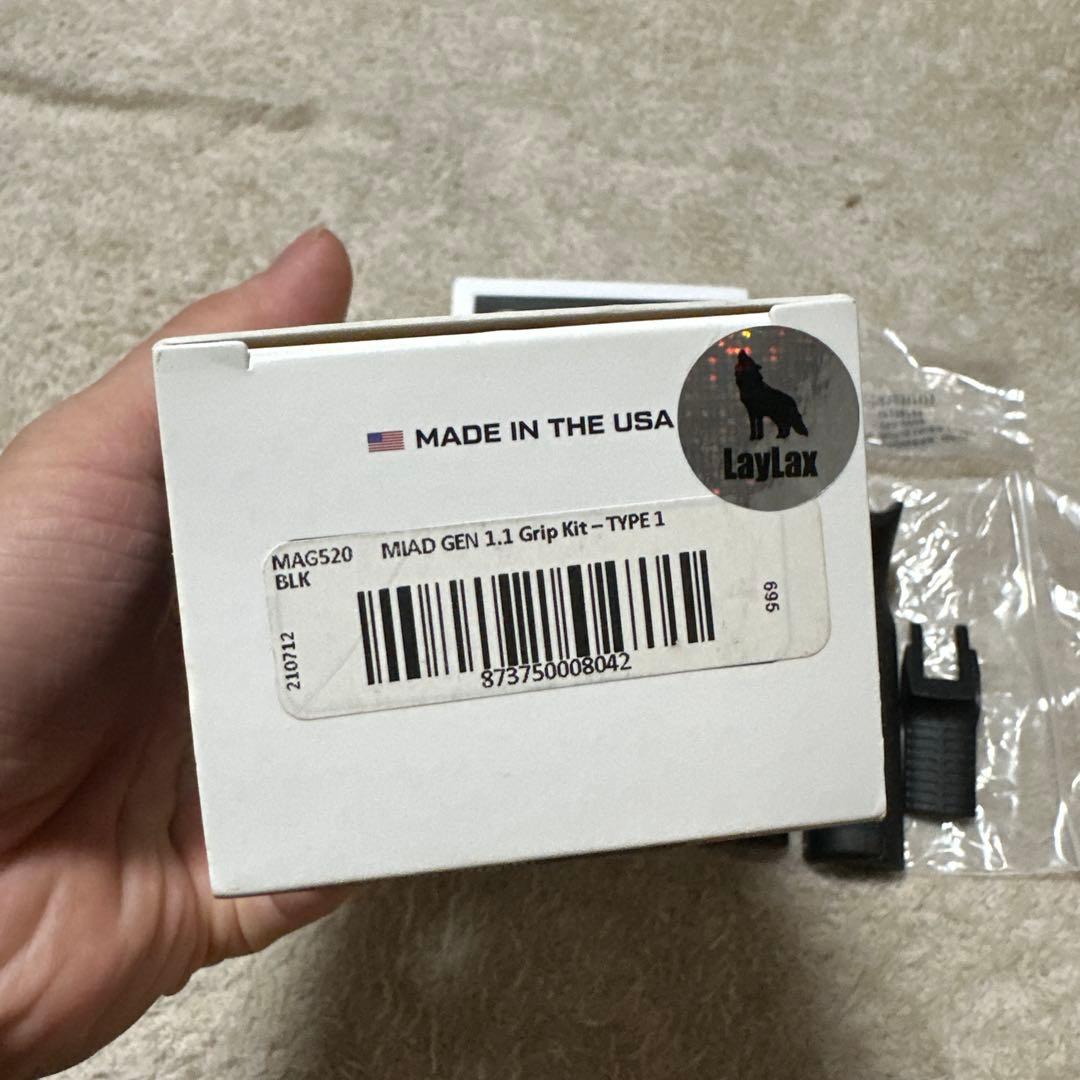 マグプル製　実物MIAD GEN 1.1 グリップキット TYPE-1BK 新品