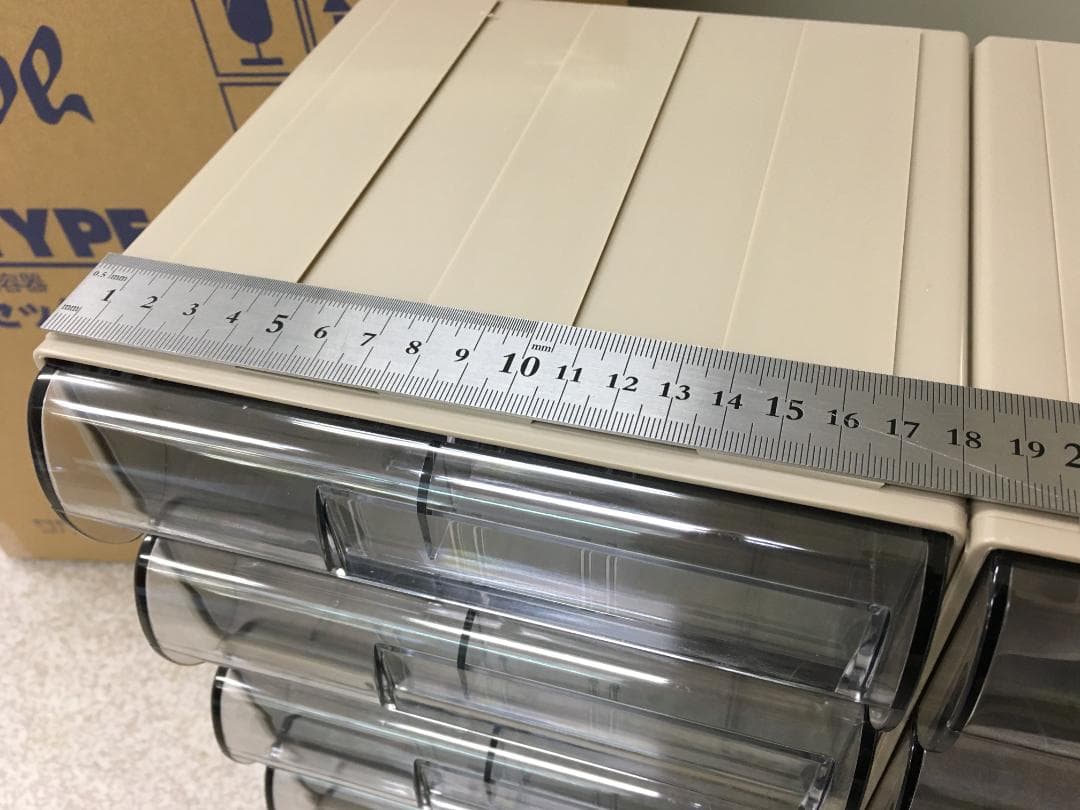 パーツケース 小物入 道具箱 整理 整頓 サイズ 巾37Ｘ高さ37Ｘ奥行19cm