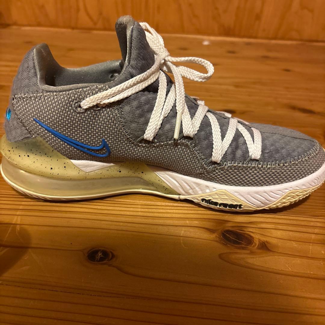 シューズ(男性用) NIKE LEBRON 17 LOW PARTICLE GREY/WHITE