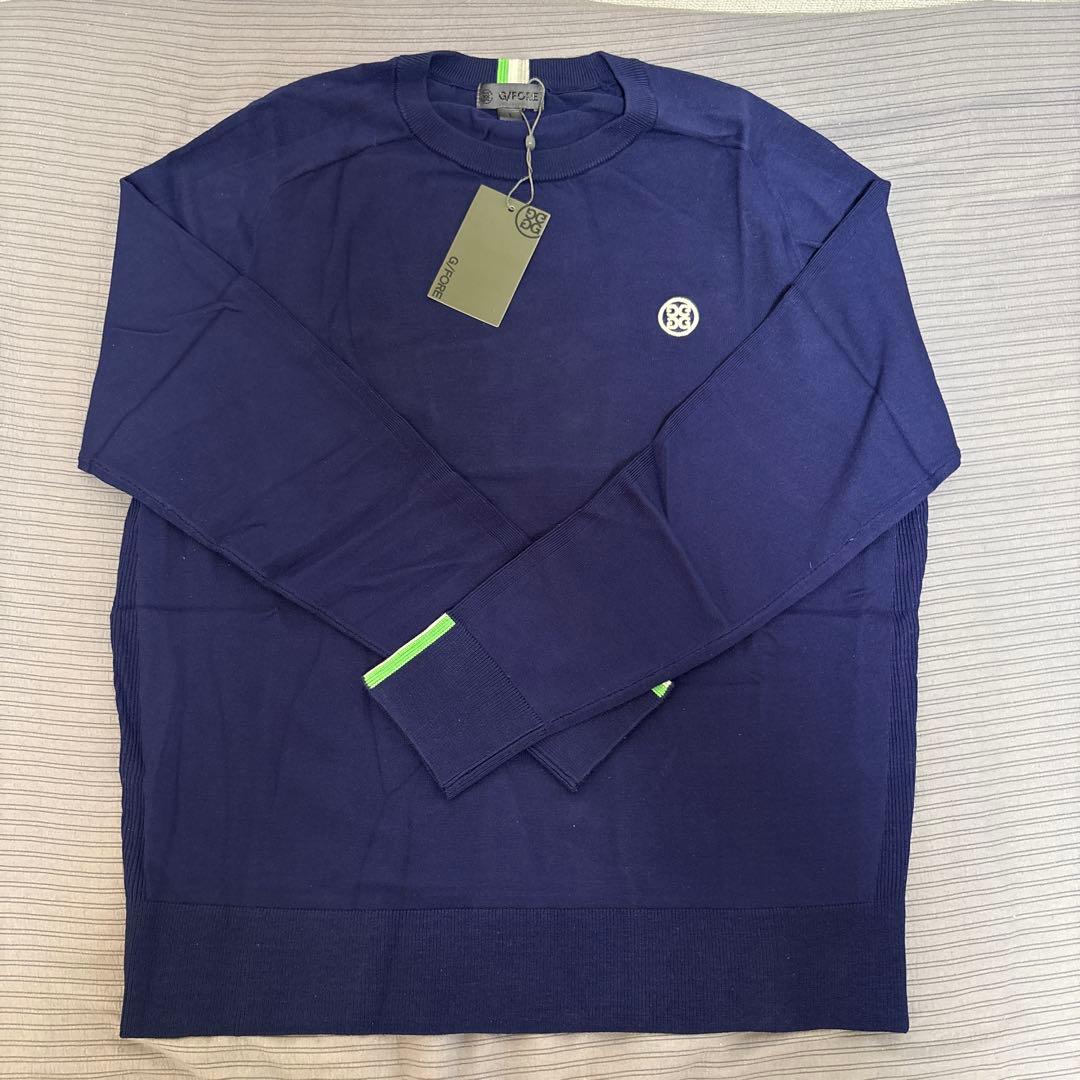 G/FORE ネイビー 長袖セーター 新品 ジーフォア　M、Lサイズ