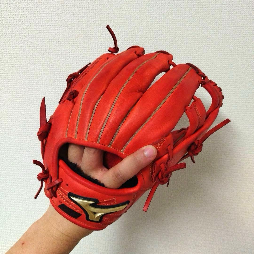 091 ミズノ グローバルエリート 即戦力 軟式 少年 内野手用グローブ