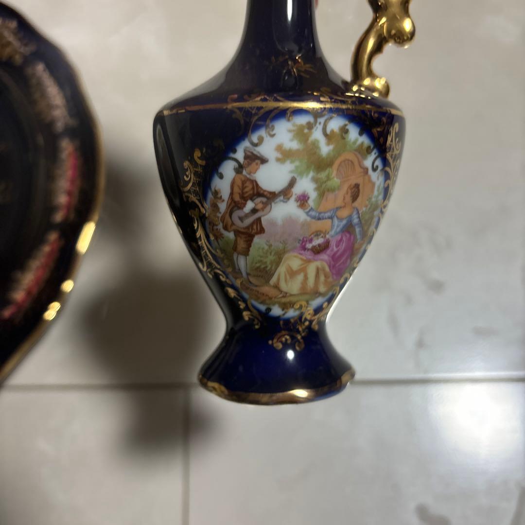 お皿　食器　LIMOGES CASTEL 水指し　一輪挿し