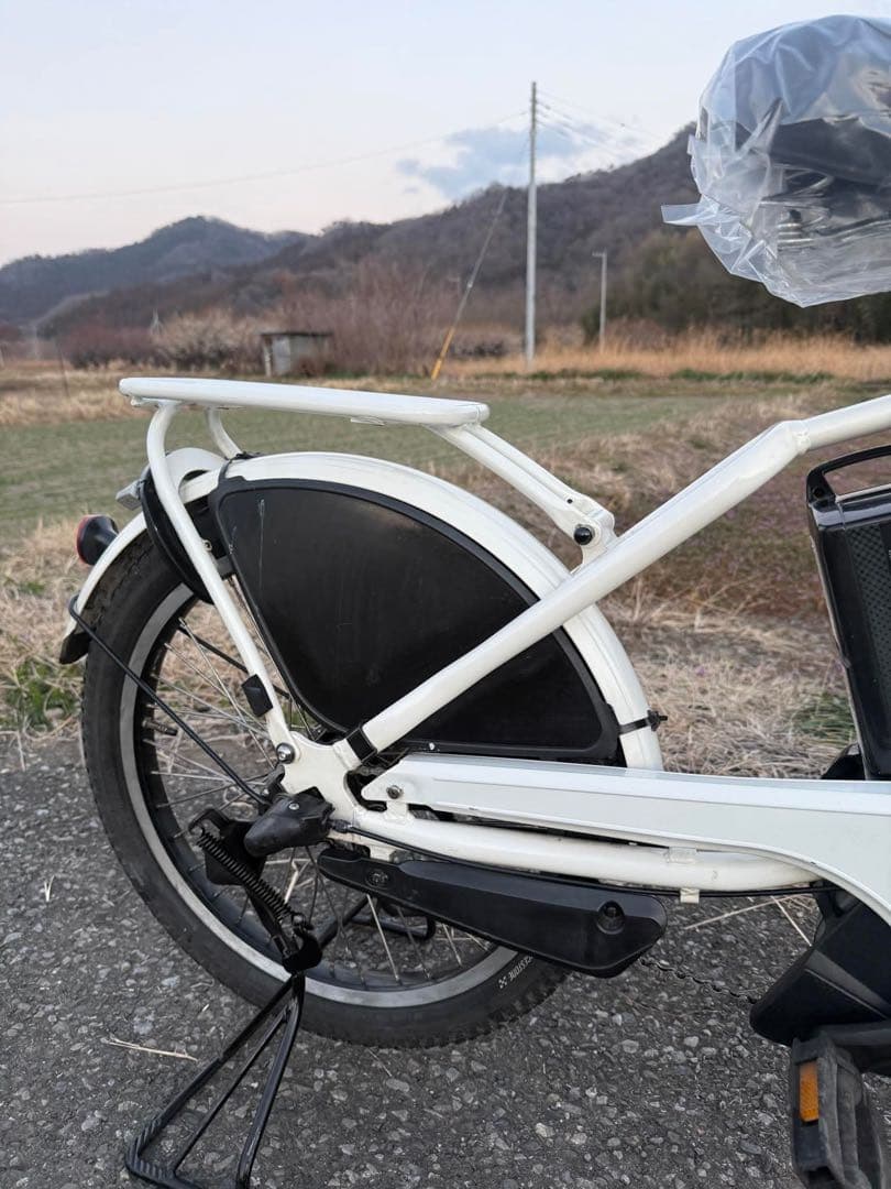 ホワイト 電動アシスト自転車 インチ