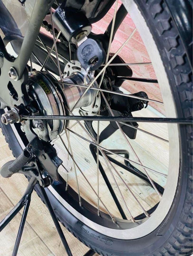 K2126 電動自転車ヤマハ子供乗せ 20インチ 8.9Ah グリーン