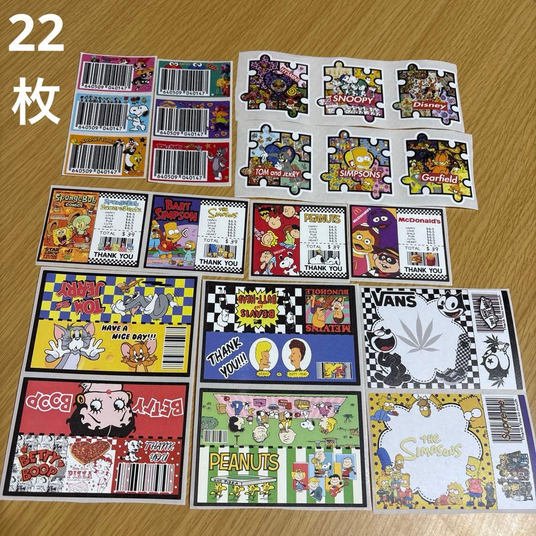 アメキャラ　ステッカー　300枚　詰め合わせパック② 平袋&ジップ袋付き