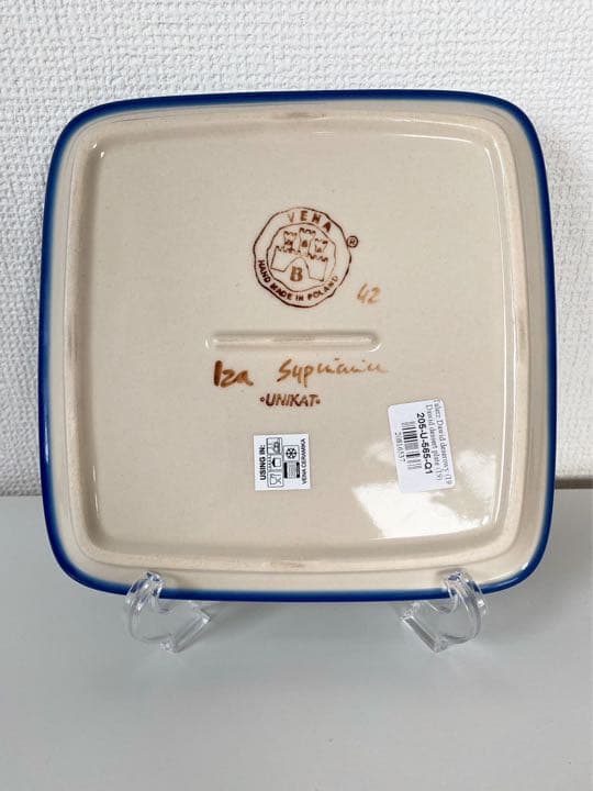 ポーリッシュポタリー ポーランド食器 皿 1枚