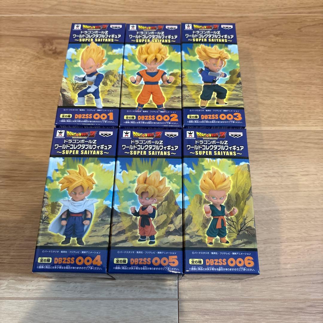 ドラゴンボールZ ワールドコレクタブルSUPER SAIYANS全6種➕MEGA