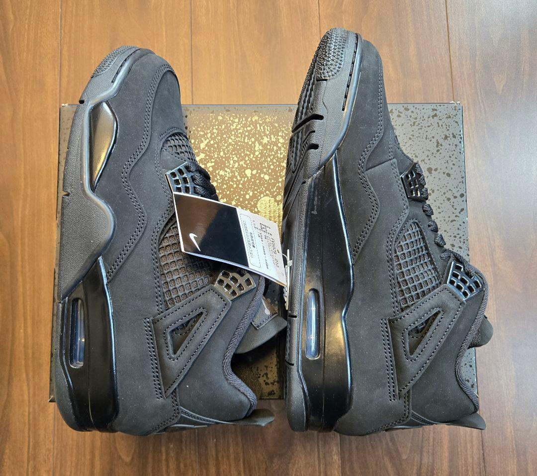 NIKE Air Jordan 4 Retro \"Black Cat\"27.5㎝