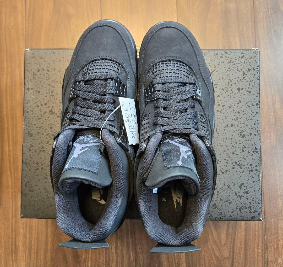 NIKE Air Jordan 4 Retro \"Black Cat\"27.5㎝
