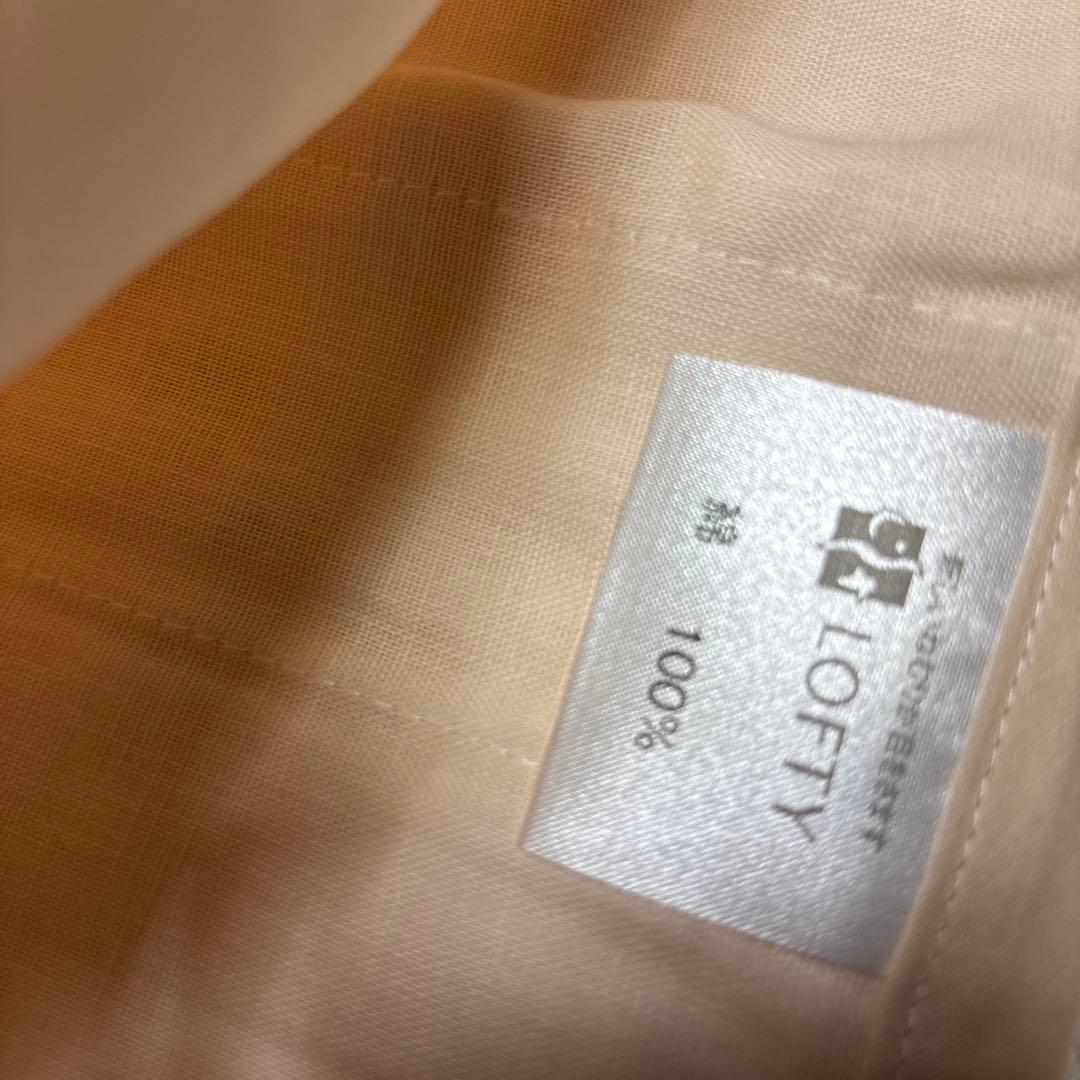 未使用 ロフテー ガーゼシーツ ロングサイズ 和式用 ピンクベージュ 日本製
