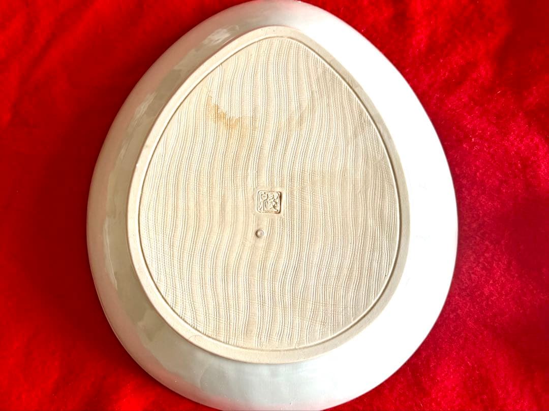 ❤️ 美品　清水焼　和風デザイン大皿＆豆皿６枚セット　お雛様　可愛いセット