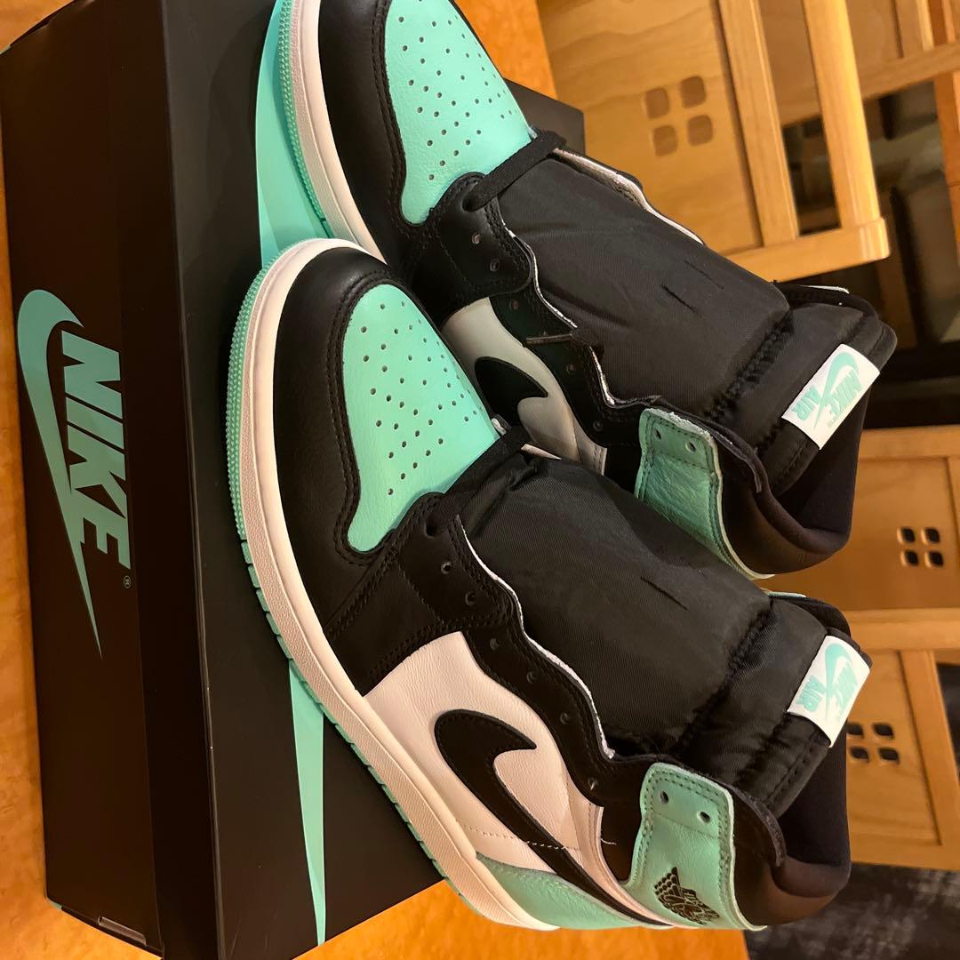シューズ(男性用) AIR JORDAN 1 RETRO HI OG GREEN GLOW 29.0