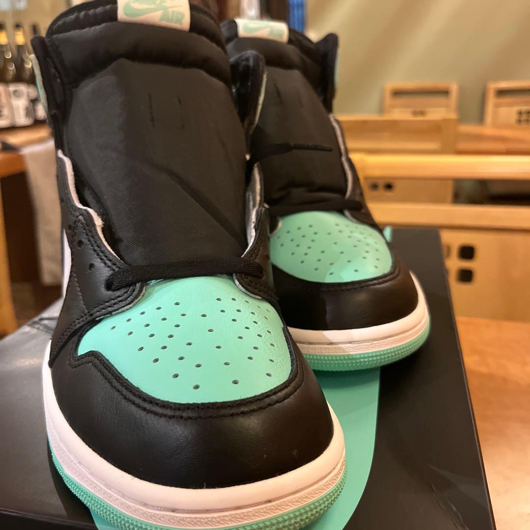 シューズ(男性用) AIR JORDAN 1 RETRO HI OG GREEN GLOW 29.0