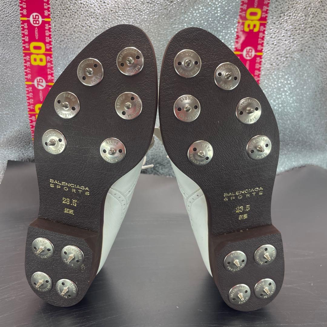 バレンシアガ　BALENCIAGA キルトタッセル付きゴルフシューズ　23.5㎝