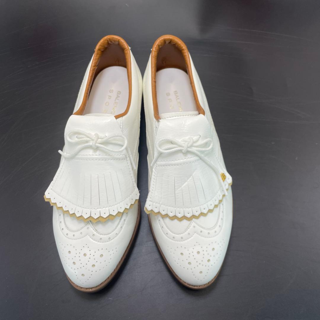 バレンシアガ　BALENCIAGA キルトタッセル付きゴルフシューズ　23.5㎝
