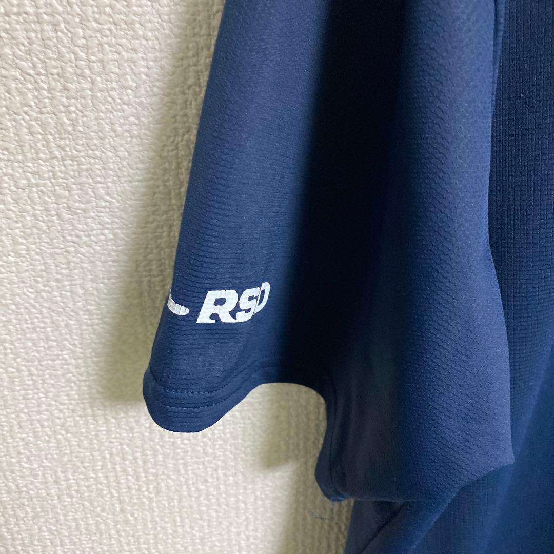 rough swell ネイビー ハイネックシャツ XL