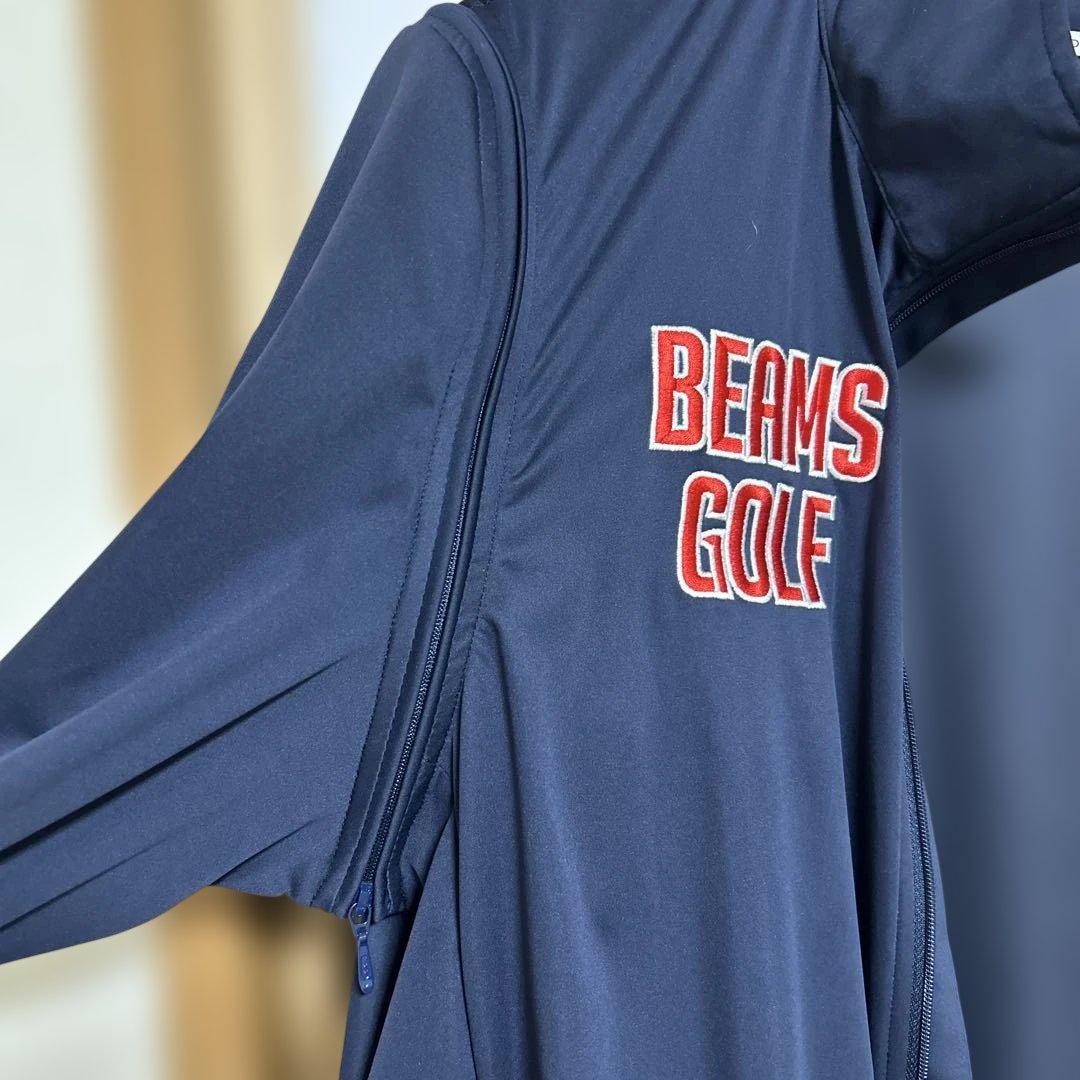ビームスゴルフジャケット（size:Ｍ　color:navy）
