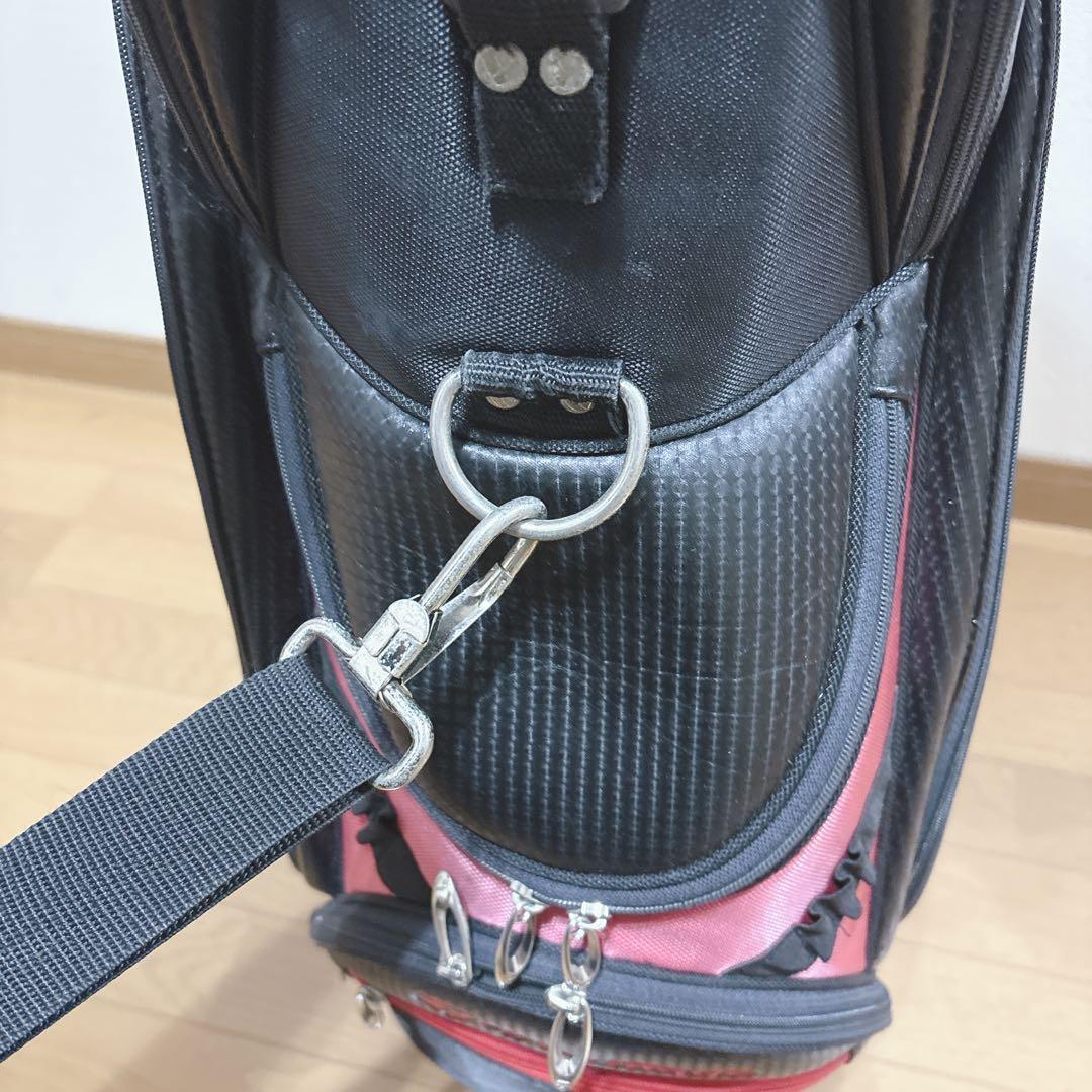 K463 TaylorMade キャディバッグ 黒赤