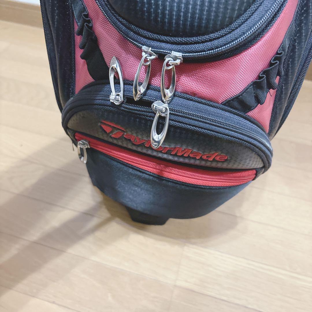 K463 TaylorMade キャディバッグ 黒赤