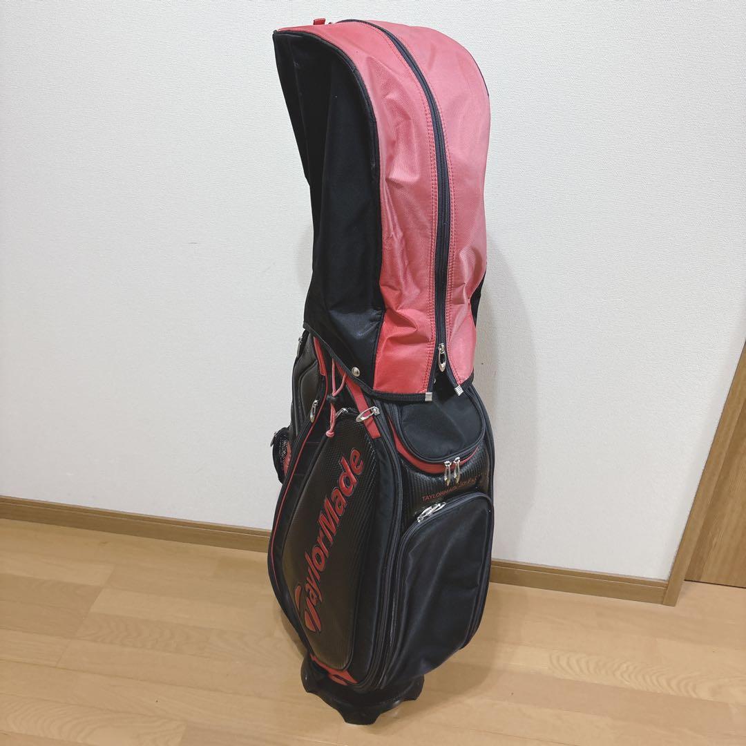 K463 TaylorMade キャディバッグ 黒赤