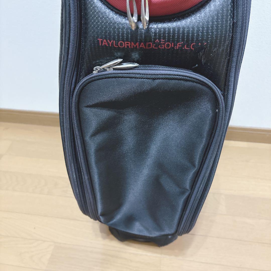 K463 TaylorMade キャディバッグ 黒赤