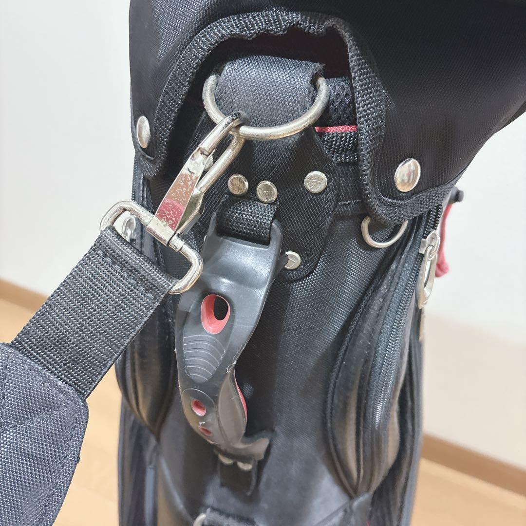 K463 TaylorMade キャディバッグ 黒赤