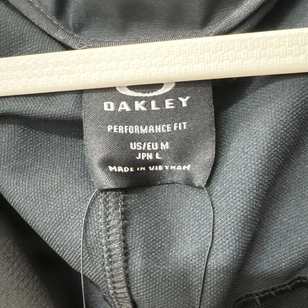 新品OAKLEY ブラック フルジップジャケット　JPN L