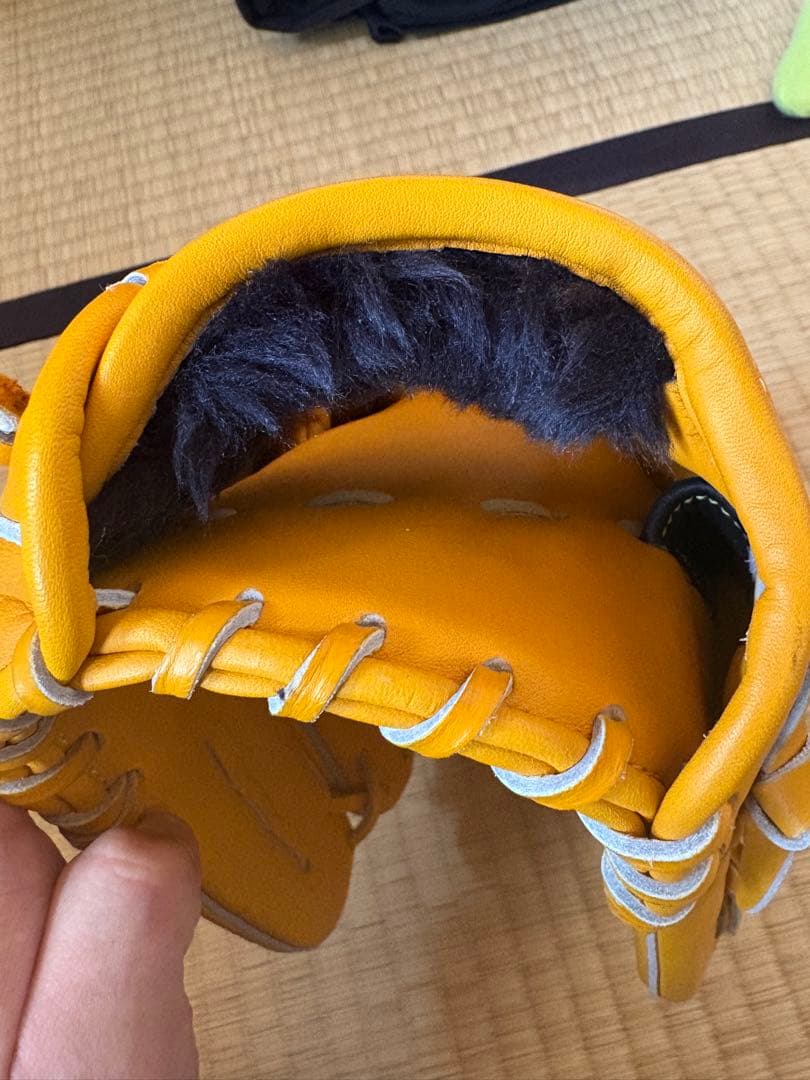 Mizuno Whiplash Neo 軟式グローブ イエロー