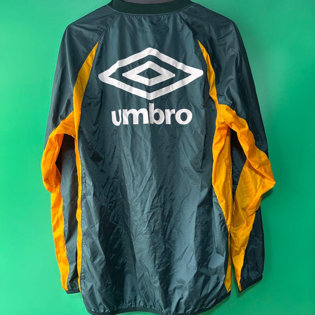 umbro ウィンドブレーカー ダークグリーン/イエロー