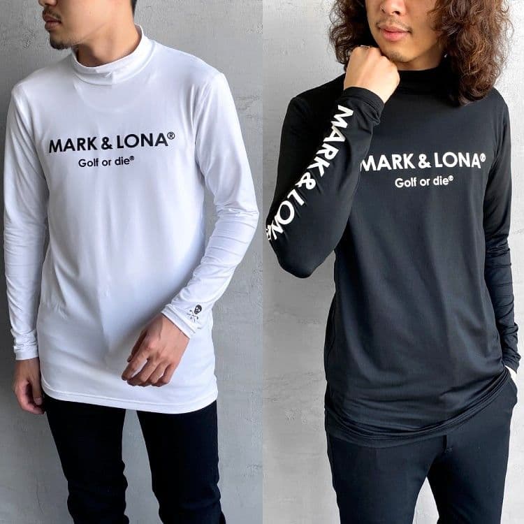 ■MARK & LONA モックネック インナーシャツ 黒48 木村拓哉■