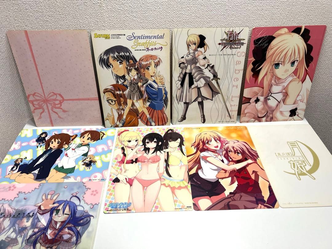 d*7様 アニメグッズ大量まとめ　非売品　下敷き　クリアファイル他　約200点以