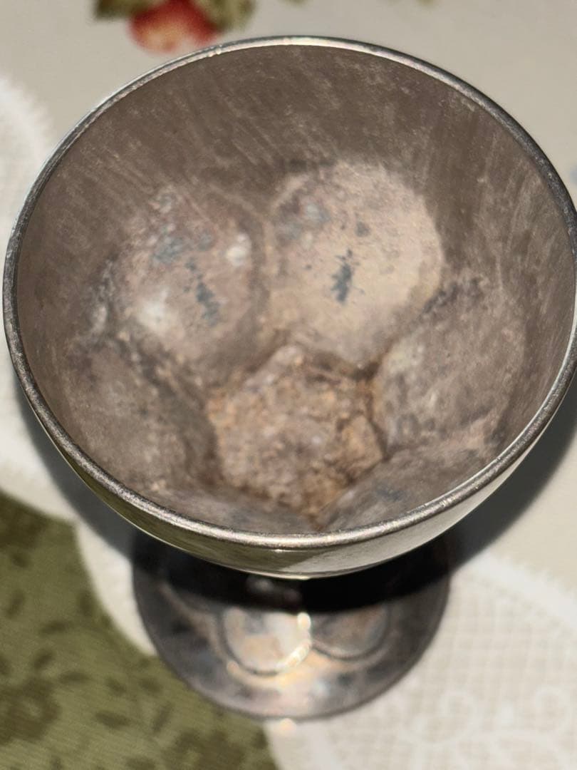 純銀 P.T 　酒杯　平安閣 銀杯