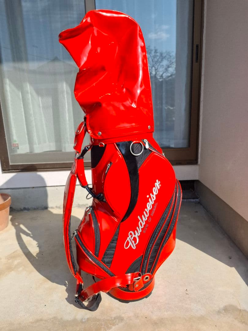 Budweiser ゴルフバッグ レッド